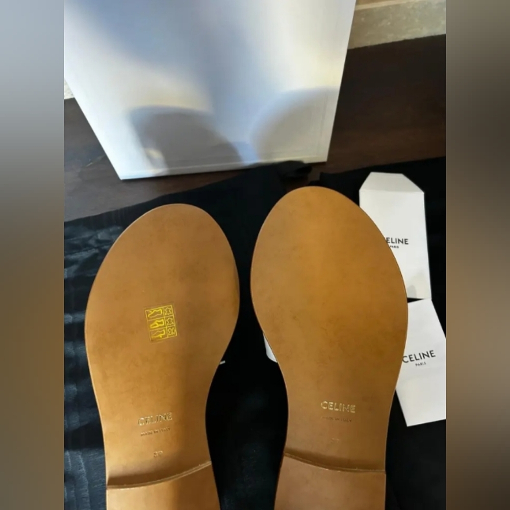 Celine Triomphe Slide Sandals - Picture 7 of 8